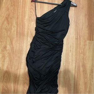 One shoulder dress